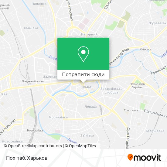 Карта Пох паб