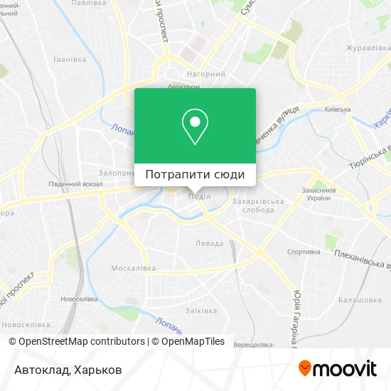 Карта Автоклад