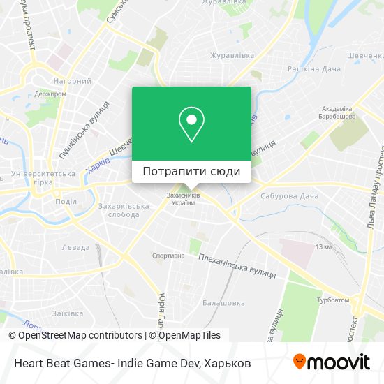 Карта Heart Beat Games- Indie Game Dev