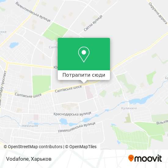 Карта Vodafone