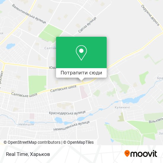 Карта Real Time