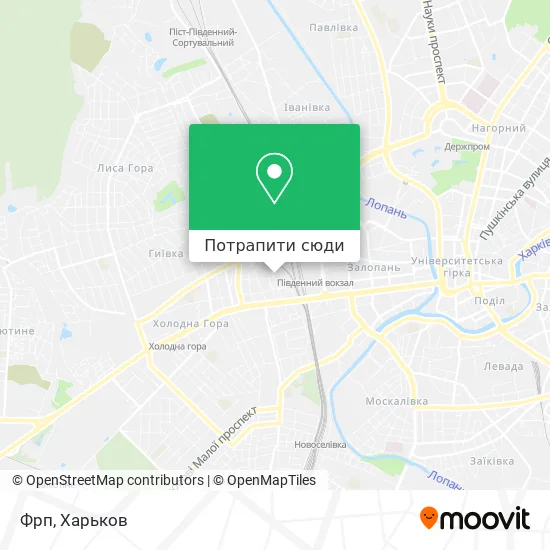 Карта Фрп