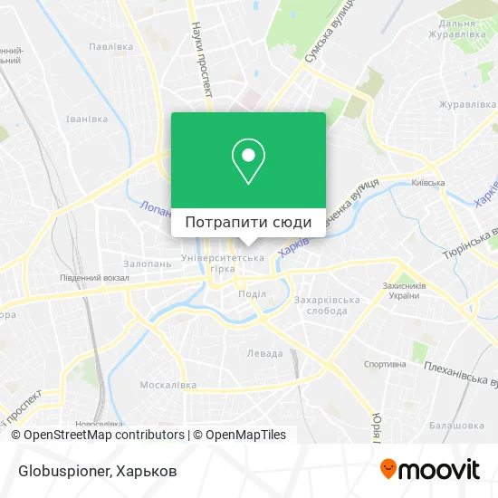 Карта Globuspioner