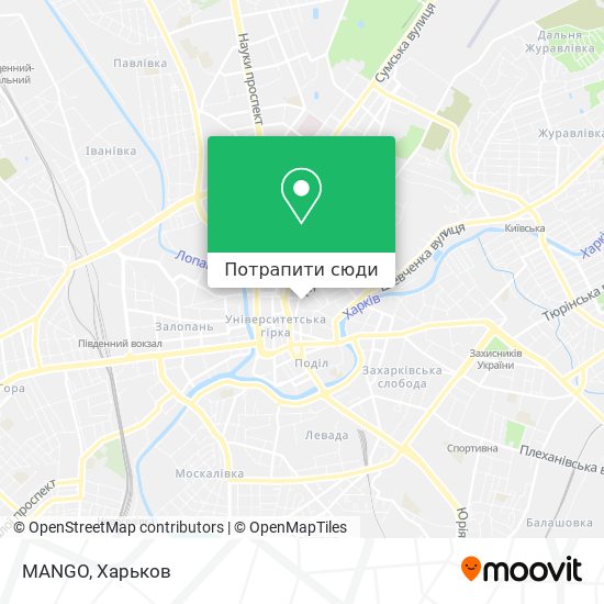 Карта MANGO