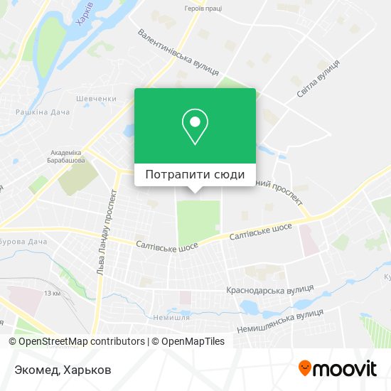 Карта Экомед