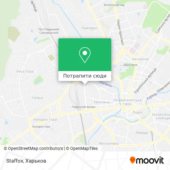 Карта Staffox