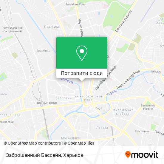 Карта Заброшенный Бассейн