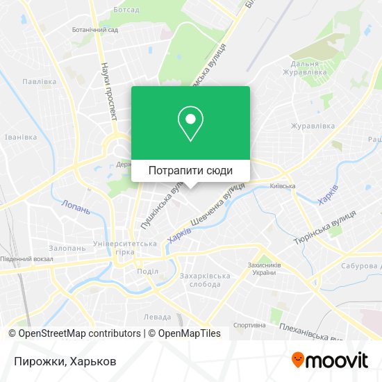 Карта Пирожки