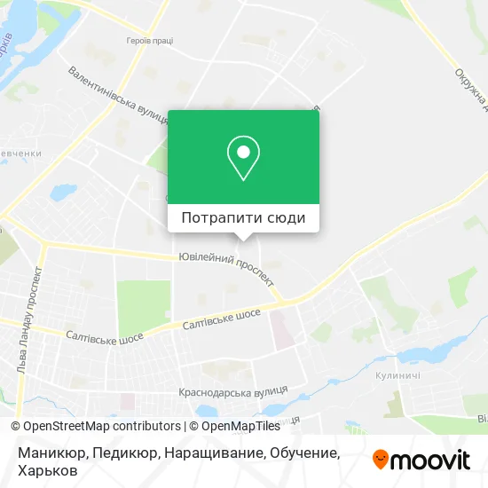 Карта Маникюр, Педикюр, Наращивание, Обучение