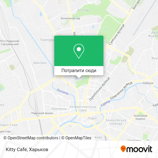 Карта Kitty Cafe