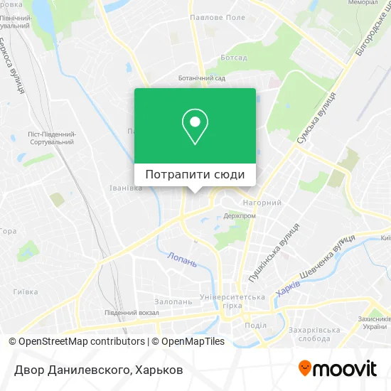 Карта Двор Данилевского