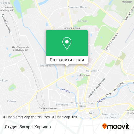Карта Студия Загара