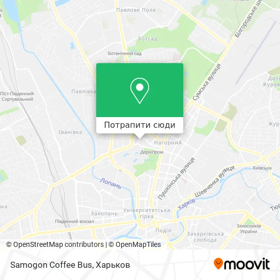 Карта Samogon Coffee Bus