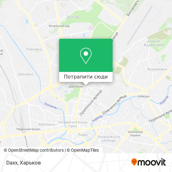 Карта Daxx