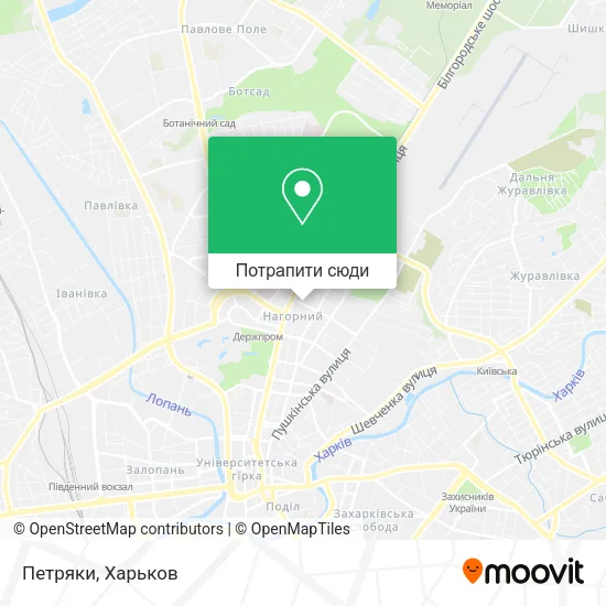Карта Петряки