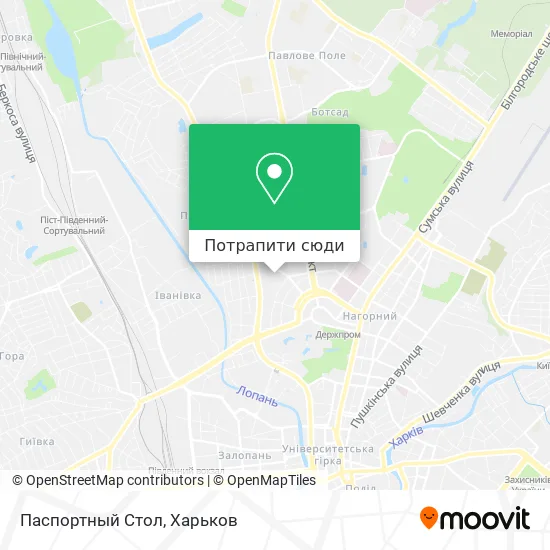 Карта Паспортный Стол