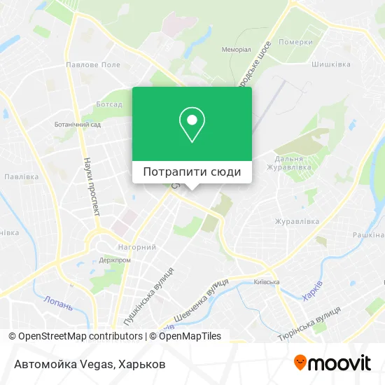 Карта Автомойка Vegas
