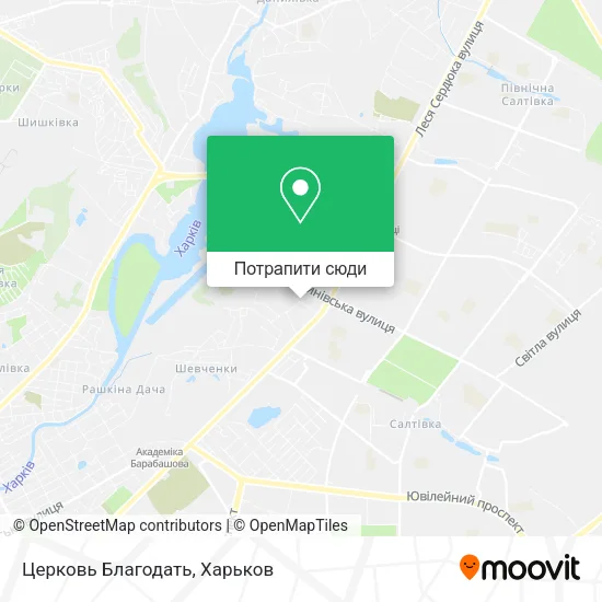 Карта Церковь Благодать