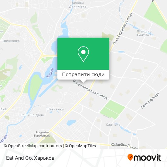 Карта Eat And Go