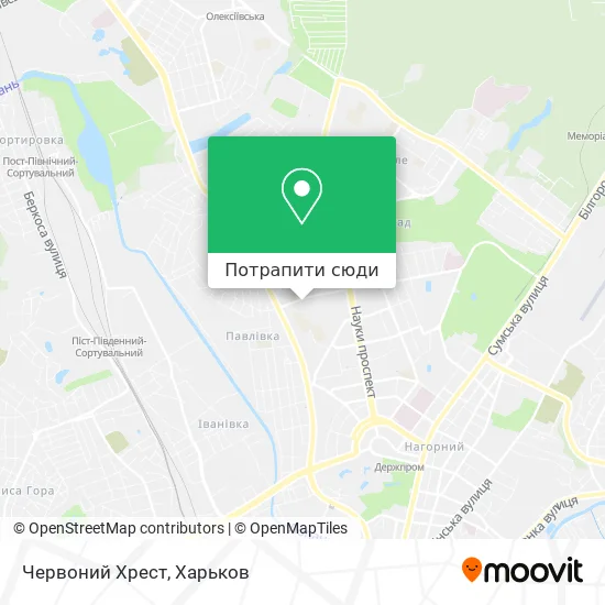 Карта Червоний Хрест