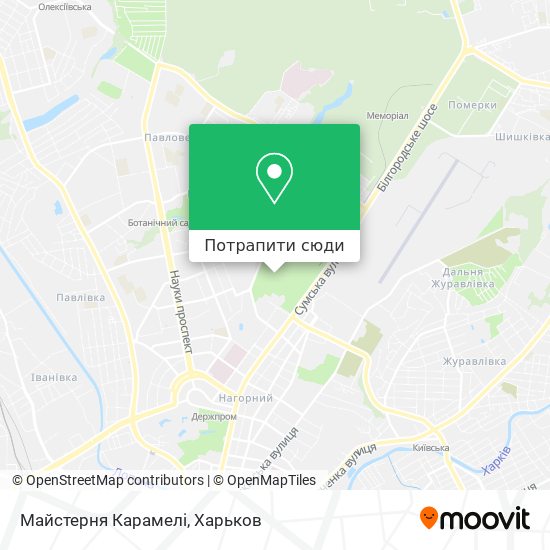 Карта Майстерня Карамелі