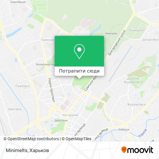 Карта Minimelts