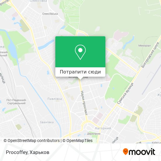 Карта Procoffey
