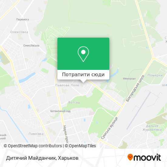Карта Дитячий Майданчик