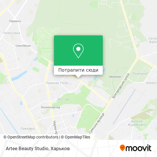 Карта Artee Beauty Studio