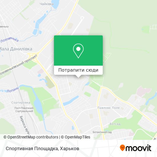 Карта Спортивная Площадка