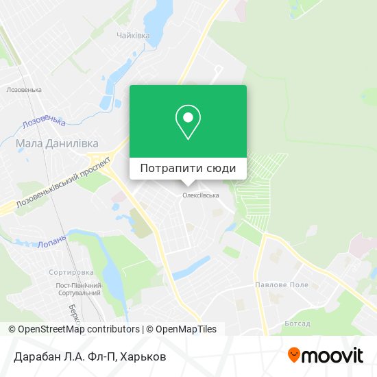 Карта Дарабан Л.А. Фл-П