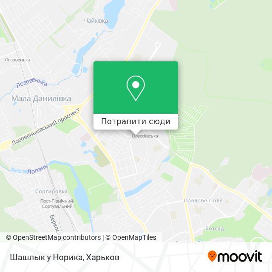Карта Шашлык у Норика