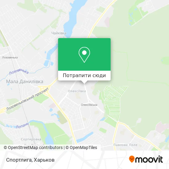 Карта Спортлига