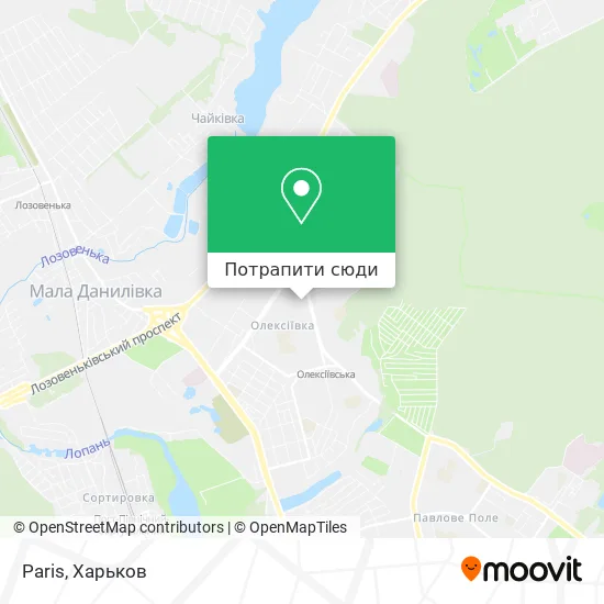 Карта Paris