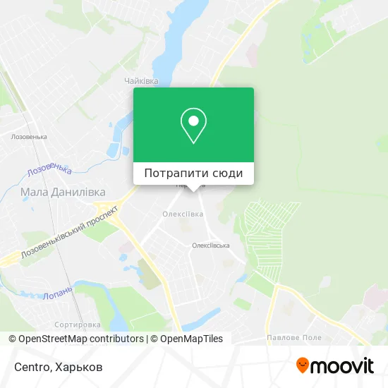 Карта Centro