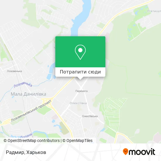 Карта Радмир