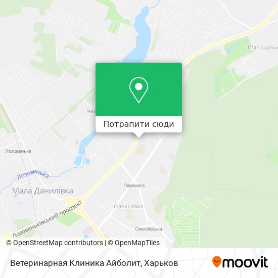 Карта Ветеринарная Клиника Айболит