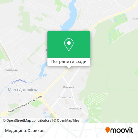 Карта Медицина