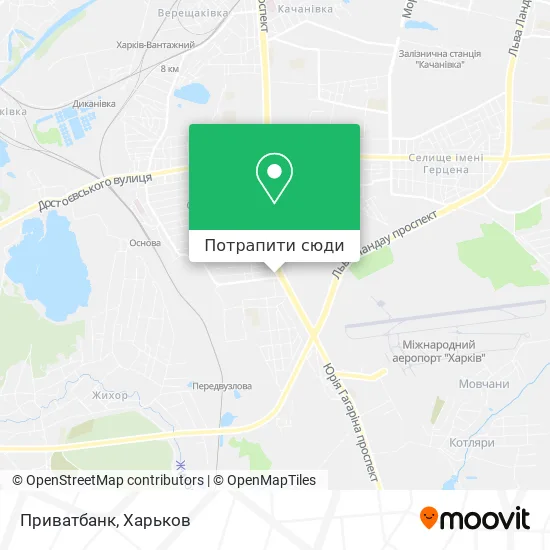 Карта Приватбанк