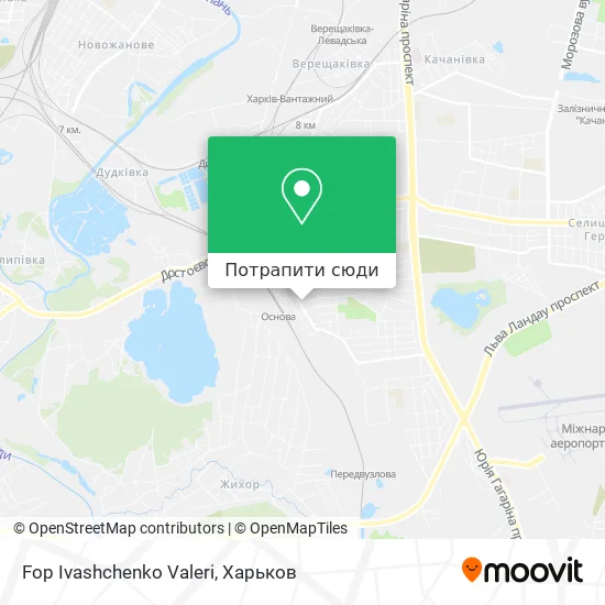 Карта Fop Ivashchenko Valeri