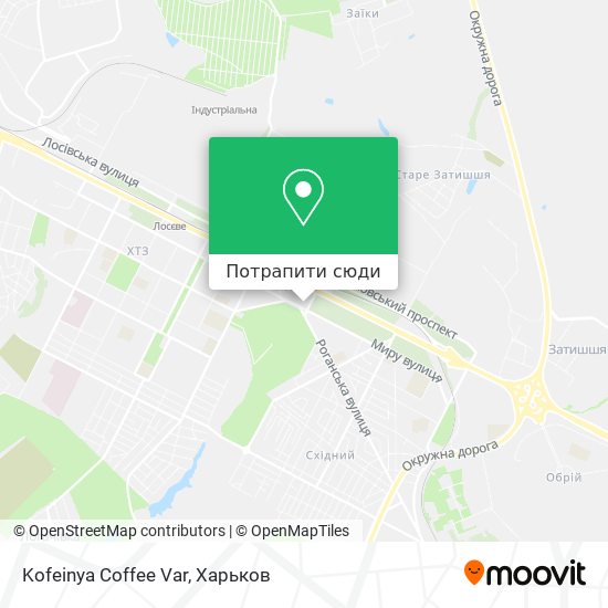 Карта Kofeinya Coffee Var