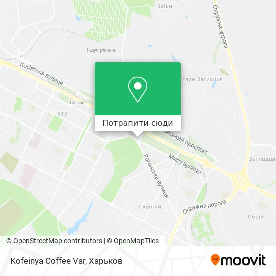 Карта Kofeinya Coffee Var