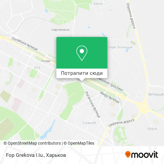 Карта Fop Grekova I.Iu.