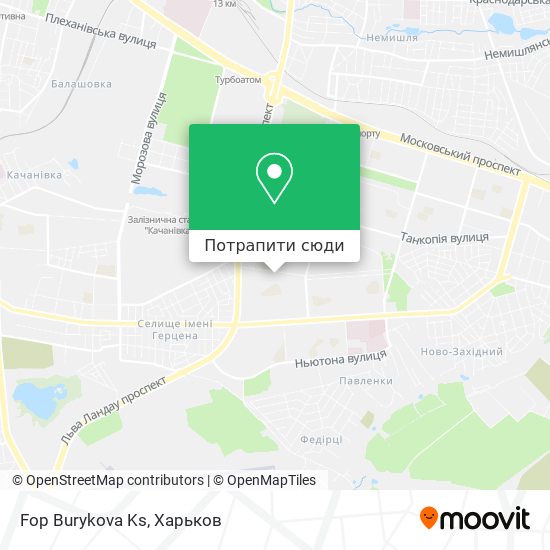 Карта Fop Burykova Ks