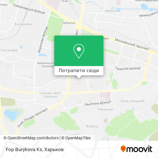 Карта Fop Burykova Ks