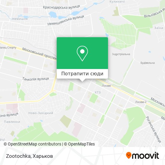 Карта Zootochka