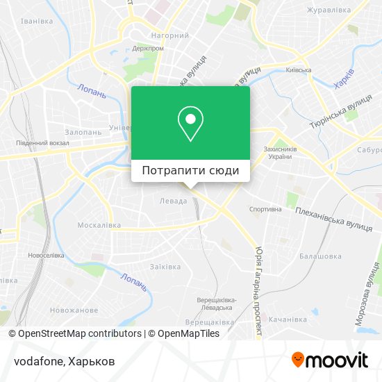 Карта vodafone