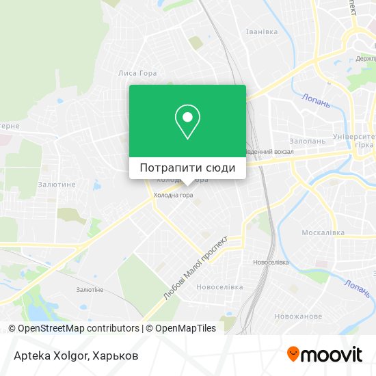 Карта Apteka Xolgor