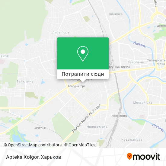Карта Apteka Xolgor