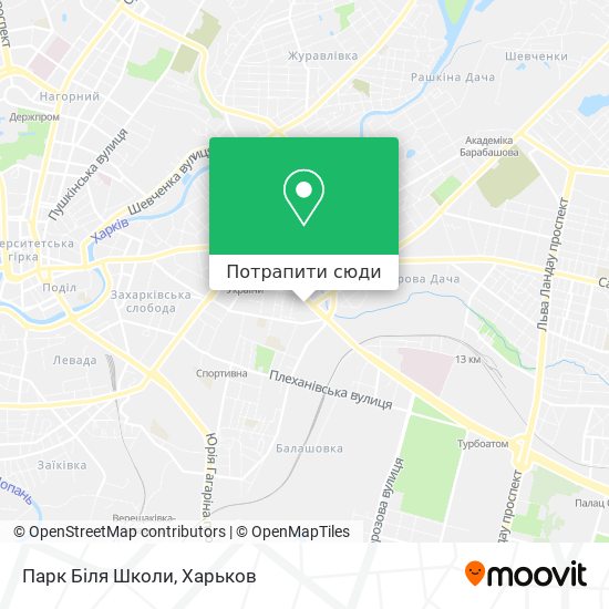 Карта Парк Біля Школи